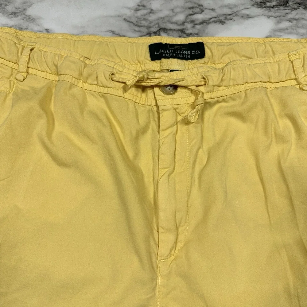 LRL Lauren Jeans Co. Ralph Lauren Yellow Shorts Size 22W (42